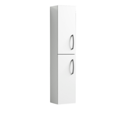  Mantello 300mm Wall Hung 2-Door Tall Unit - White