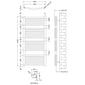 Nuie Curved 1150 x 500 Ladder Rail - Anthracite