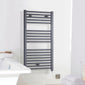 Electric Only Heated Towel Rail 720mm H x 400mm W - Anthracite
