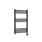 Nuie Round Straight Electric Towel Radiator 800x500 - Anthracite