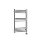 Nuie Round Straight Electric Towel Radiator 800x500 - Chrome