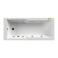 Visari Whirlpool Showerbath 1700 x 750mm