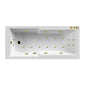 Visari Whirlpool Showerbath 1700 x 750mm