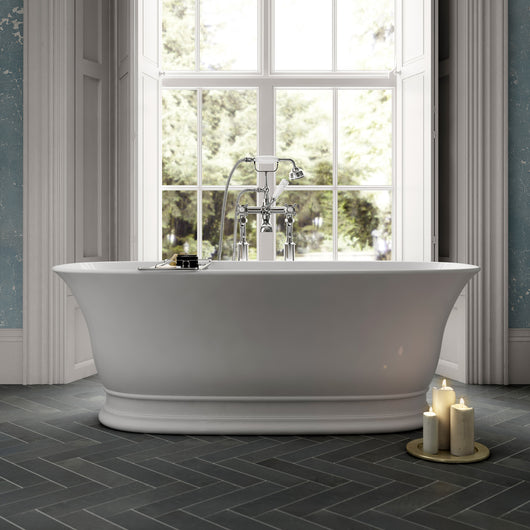  Hudson Reed Farringdon Freestanding Bath - White