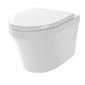 Luna Concealed Cistern Frames Wall Hung Pan with Soft Close Seat - Square Plate