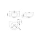 Nuie Melbourne 430mm Wall Hung Basin - White - welovecouk
