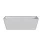 Burford Free Standing Hydrotherapy SPA Back to Wall Bath 1700mm - welovecouk