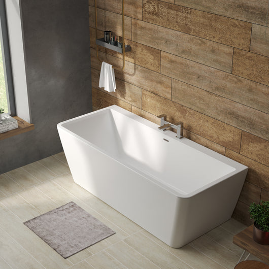  Burford 1700 Double Ended SUPER DEEP Freestanding Back To Wall Bath