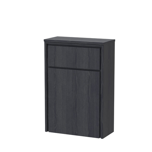  Hudson Reed Lille 550mm WC Unit - Graphite Grey Woodgrain