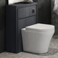 Hudson Reed Lille 550mm WC Unit - Graphite Grey Woodgrain