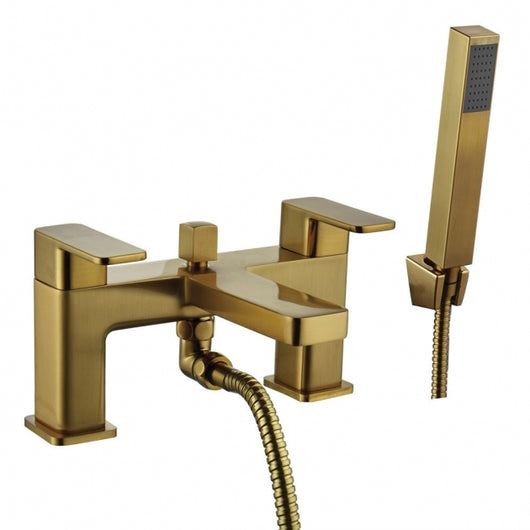  Aquadart Hadley Bath Shower Mixer - Brushed Brass