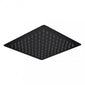 Observa Concealed Triple Valve with Square Shower Rose and Round Handset - Black - welovecouk