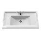 Classique 600mm Floor Standing 2 Door Unit & Basin 1TH - Satin Grey