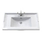 Hudson Reed Old London 800mm 2-Door Vanity Unit & Ceramic 1 Tap Hole Basin - Storm Grey