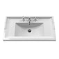 Classique 600mm Floor Standing 2 Door Unit & Basin 3TH - Satin Green