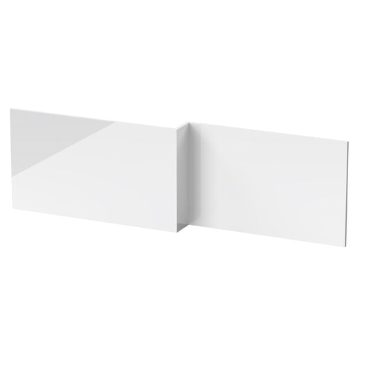  Nuie 1700mm Offset Side Panel Waterproof - Gloss White