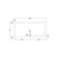 1400 x 700mm Shower Tray