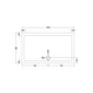1400 x 800mm Shower Tray