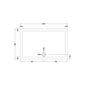 1400 x 900mm Shower Tray