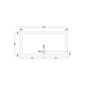 1500 x 760mm Shower Tray
