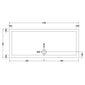 1700 x 700mm Shower Tray