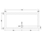 1700 x 800mm Shower Tray