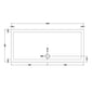 1800 x 800mm Shower Tray