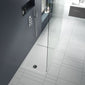 1700 x 700mm Walk In Rectangular Stone Shower Tray With Drying Area
