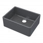Nuie Fireclay Butler Sink 595 x 450 - Soft Black