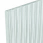 Nuie Fluted Wet Room Screen 1850mm High with Support Bar 8mm Glass - Brushed Pewter