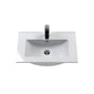 Ryker 600mm Wall Hung 2 Door Vanity & Basin 2 - Gloss White