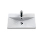 Ryker 600mm Wall Hung 2 Drawer Vanity & Basin 3 - Satin Grey