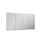 Nova Gloss White 1200mm 4 Door Mirror Cabinet