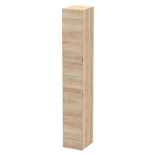  Hudson Reed 300mm Tall Unit - Bleached Oak