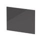 Hudson Reed Fusion 700mm Shower Bath End Panel - Gloss Grey