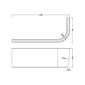 BTW J Corner Bath Panel Left Hand - welovecouk