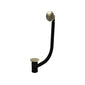 Sprung Plug TOP-FIX Click Clack Bath Waste & Overflow - Brushed Brass - welovecouk