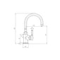 Hudson Reed Tec Single Lever Mono Basin Mixer - Chrome