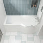 Crystalline 1700 P Shaped Vanity Bathroom Suite - welovecouk
