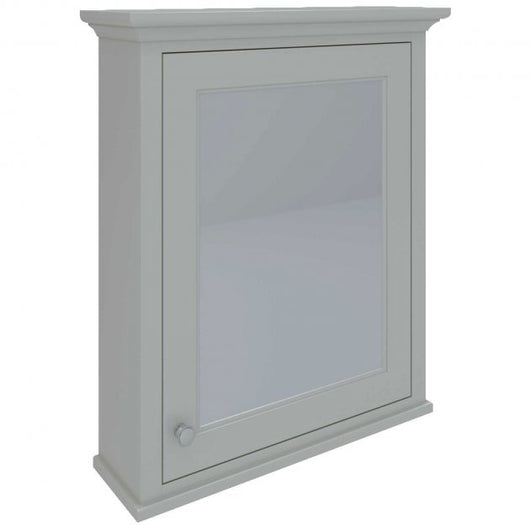  RAK Washington Mirrored Bathroom Cabinet 650mm W x 750mm H - Greige