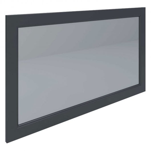  RAK Washington Framed Bathroom Mirror - 650mm H x 1185mm W - Black