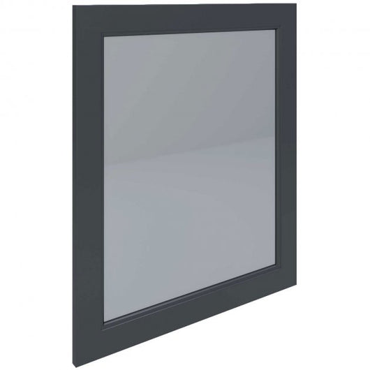  RAK Washington Framed Bathroom Mirror - 650mm H x 585mm W - Black