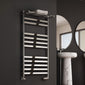 Reina Alento Designer Heated Towel Rail - 1450 x 530mm - Stainless Steel - welovecouk
