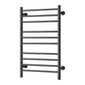 Reina Arnage Vertical Dry Electric Heated Towel Rail - 800 x 500mm - Brushed Gun Metal