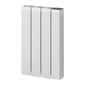 Reina Aron Horizontal Die Cast Ceramic WIFI Electric Aluminium Radiator - 570 x 360mm - White
