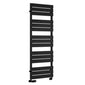 Reina Avola Flat Panel Heated Towel Rail - Black - Various Sizes Available