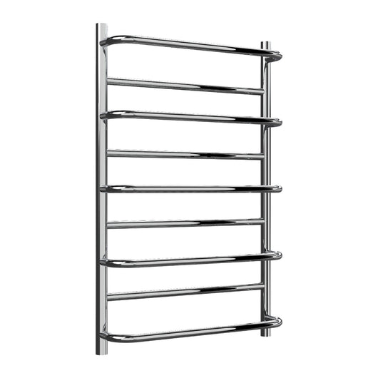  Reina Belbo Designer Heated Towel Rail - 820 x 530mm - Stainless Steel - welovecouk