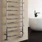 Reina Belbo Designer Heated Towel Rail - 1540 x 530mm - Stainless Steel - welovecouk