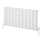 Reina Caldaro Horizontal Aluminium Radiator - 600 x 1245mm - White - welovecouk
