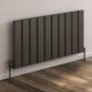 Reina Caldaro Horizontal Aluminium Radiator - Anthracite - Various Sizes Available